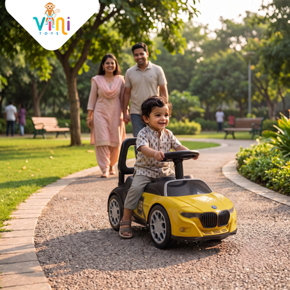 VINI TOYS BMW-Style Luxury Ride-On Car without Parent Handle