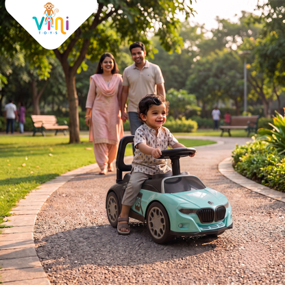 VINI TOYS BMW-Style Luxury Ride-On Car without Parent Handle
