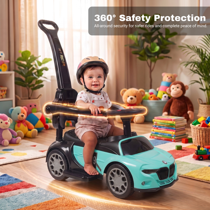 VINI TOYS BMW-Style Luxury Ride-On Car with Parent Handle