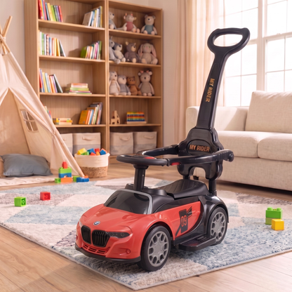 VINI TOYS BMW-Style Luxury Ride-On Car with Parent Handle
