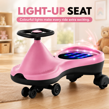 VINI TOYS Alien Swing Car with LED Lights & Music