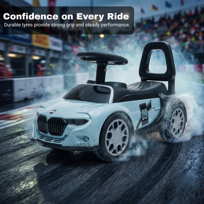 VINI TOYS BMW-Style Luxury Ride-On Car without Parent Handle
