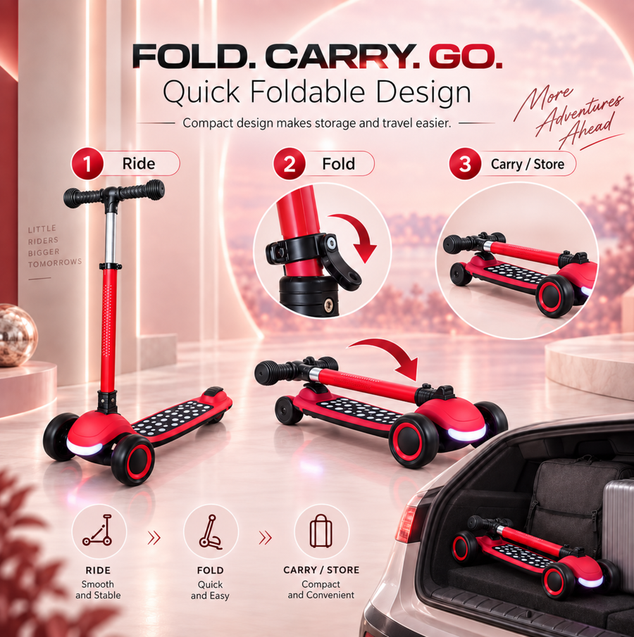 VINI TOYS Glide Pro Kids Skate Scooter