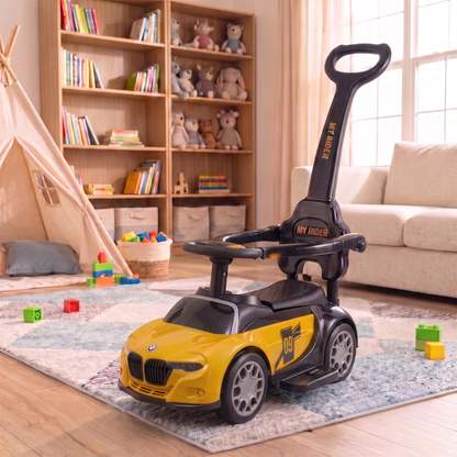 VINI TOYS BMW-Style Luxury Ride-On Car with Parent Handle