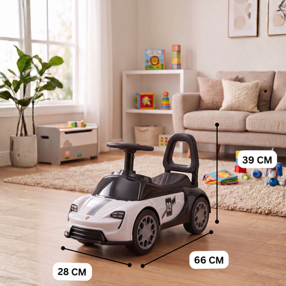 VINI TOYS Ferrari-Style Luxury Ride-On Car without Parent Handle