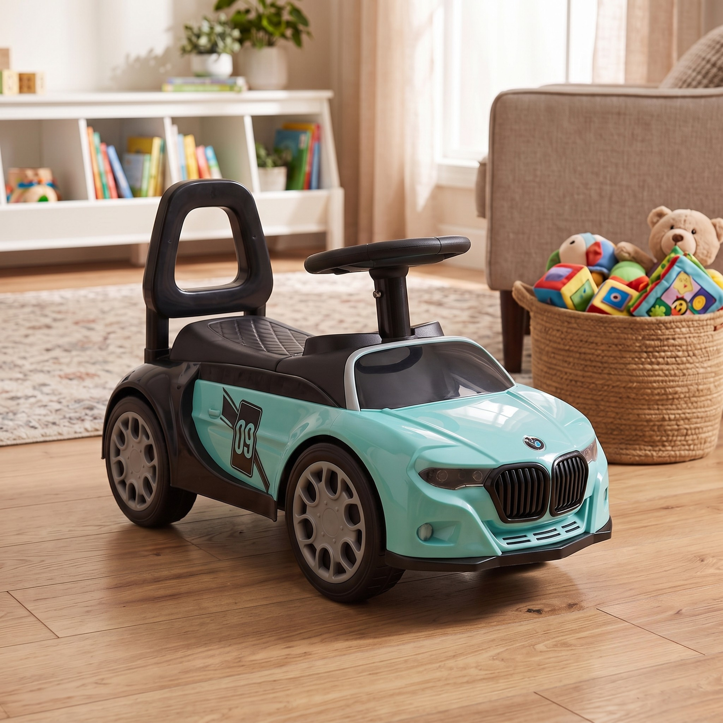 VINI TOYS BMW-Style Luxury Ride-On Car without Parent Handle