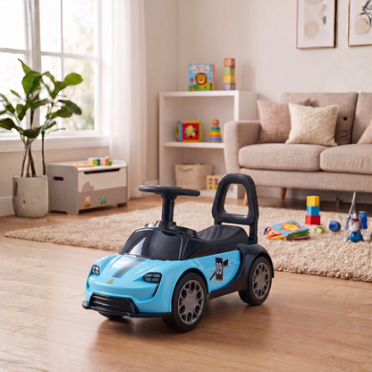 VINI TOYS Ferrari-Style Luxury Ride-On Car without Parent Handle
