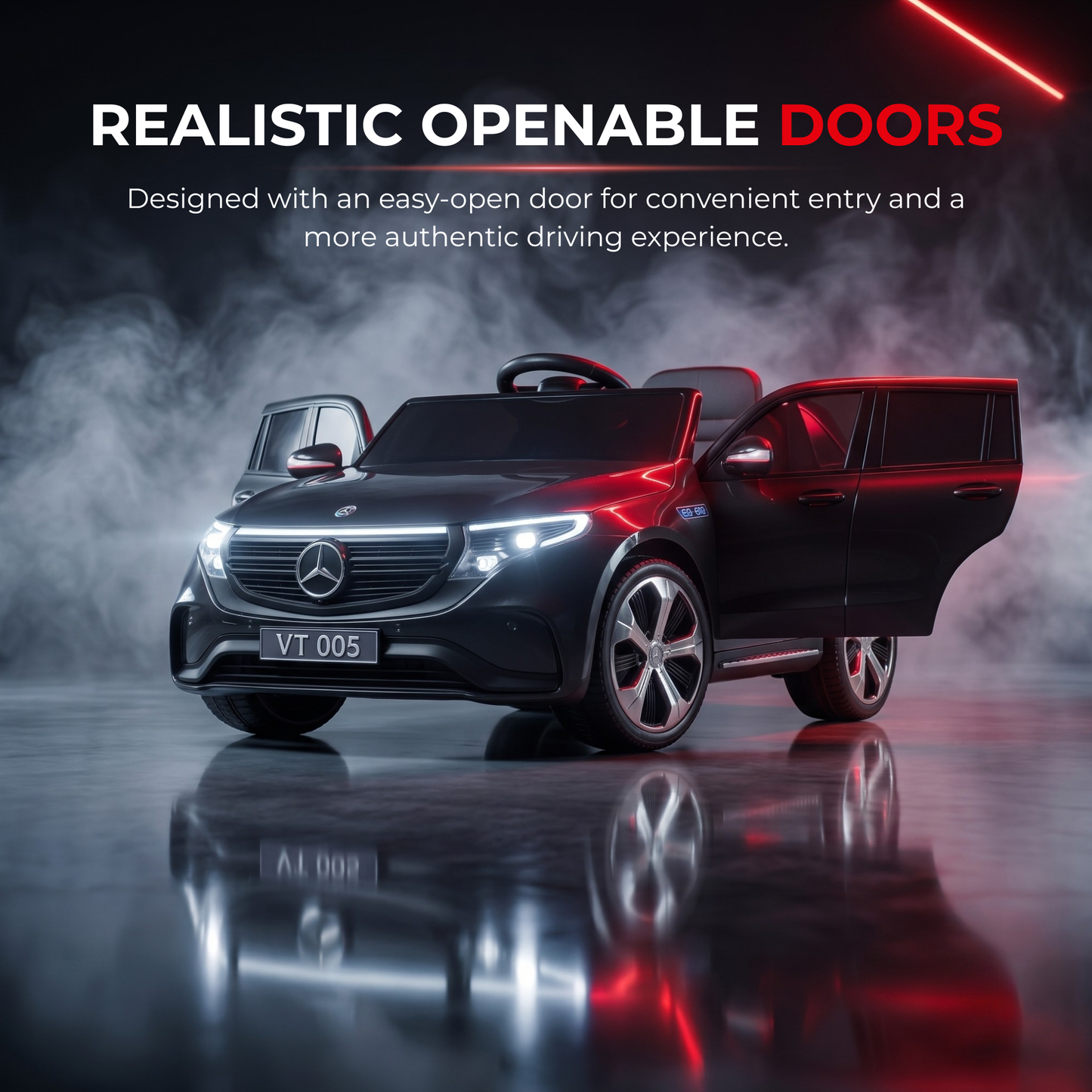 VINI TOYS Luxury Battery Operated Ride-On Car with Remote
