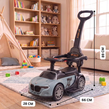VINI TOYS BMW-Style Luxury Ride-On Car with Parent Handle