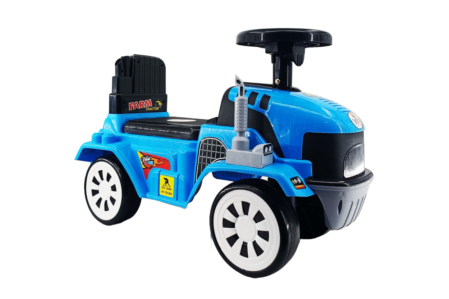 VINI TOYS Farm Tractor Foot-to-Floor Ride-On Toy