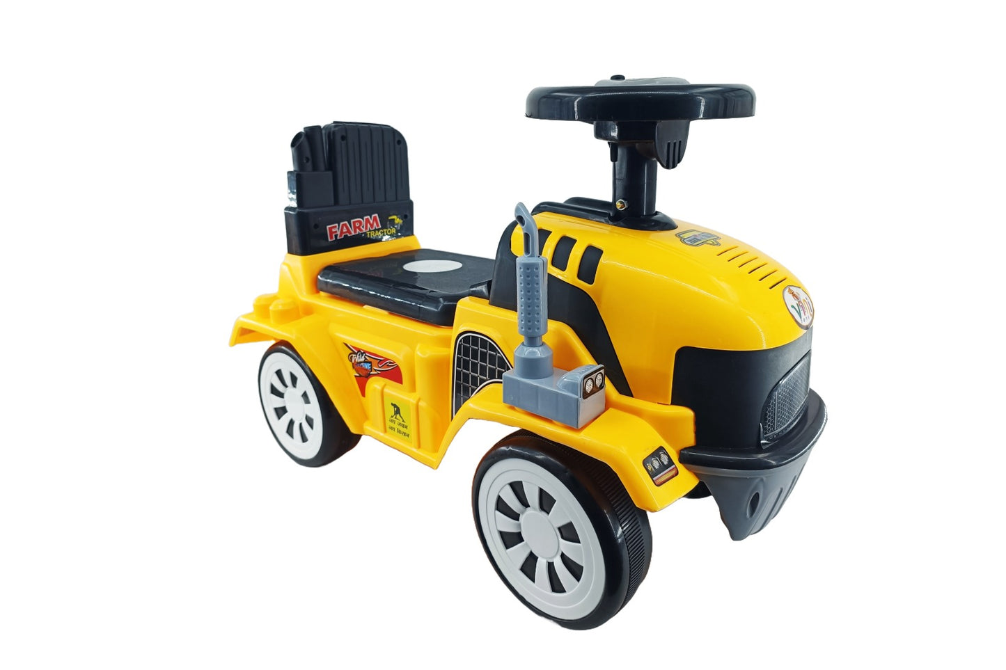 VINI TOYS Farm Tractor Foot-to-Floor Ride-On Toy