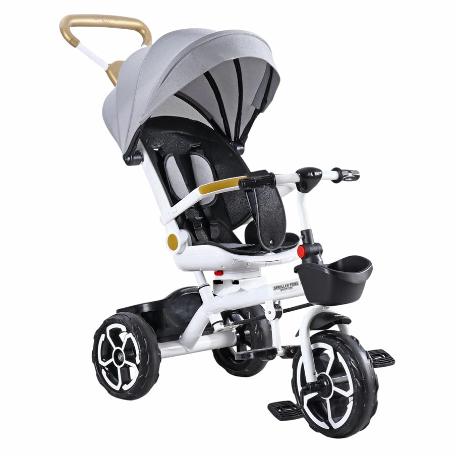 VINI TOYS 360° Recliner Tricycle with Parent Handle & Canopy