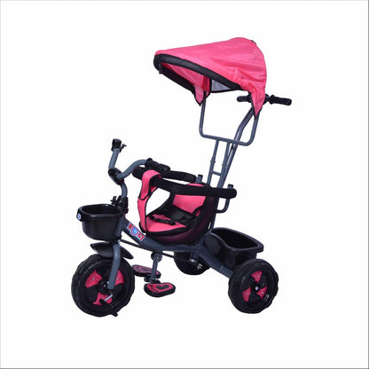 VINI TOYS Rocky DX Tricycle with Parent Handle & Canopy