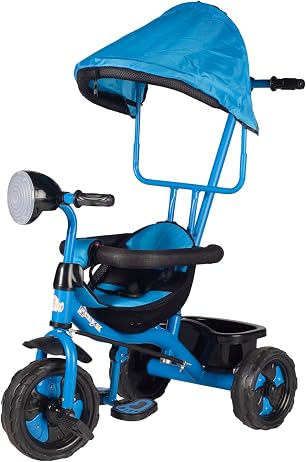 VINI TOYS Sparx DX Tricycle with Parent Handle & Canopy