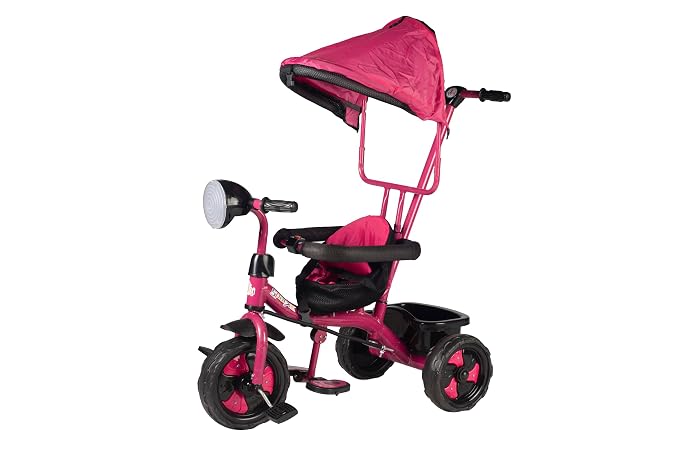 VINI TOYS Sparx DX Tricycle with Parent Handle & Canopy