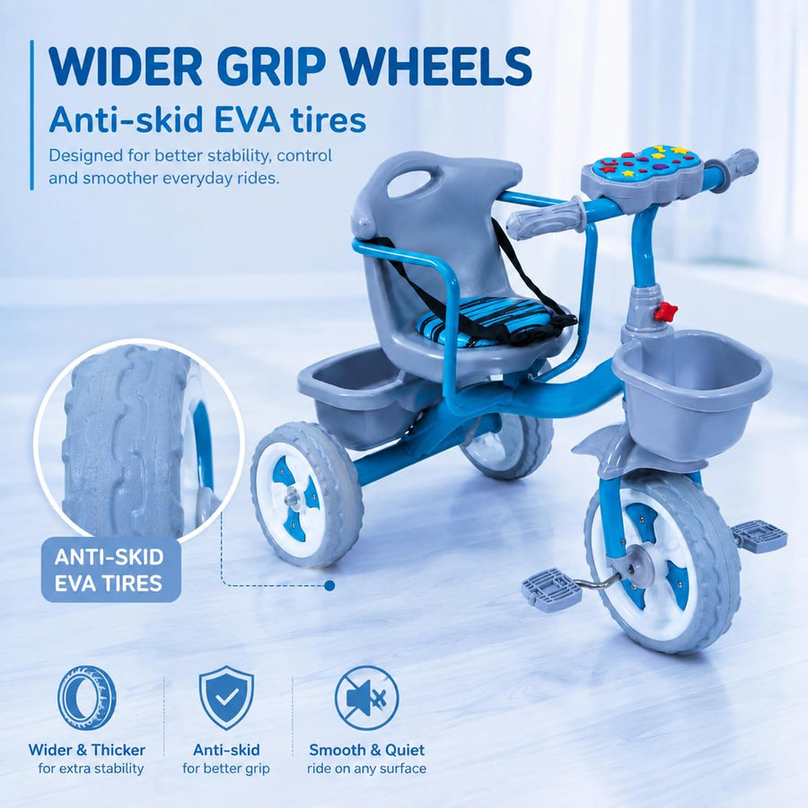 VINI TOYS Sparx Pro Tricycle without Parent Handle