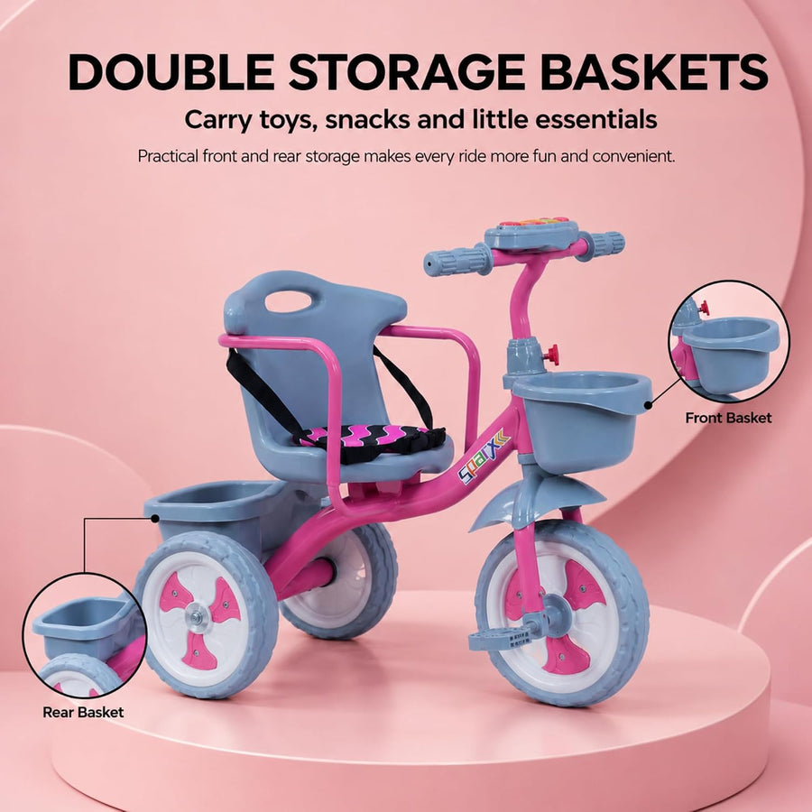 VINI TOYS Sparx Pro Tricycle without Parent Handle